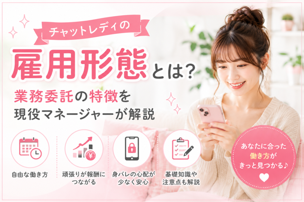 チャットレディの雇用形態とは