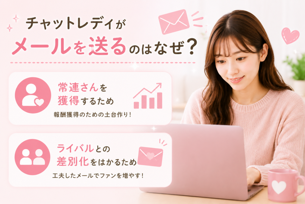 チャットレディがメールを送るのはなぜ?