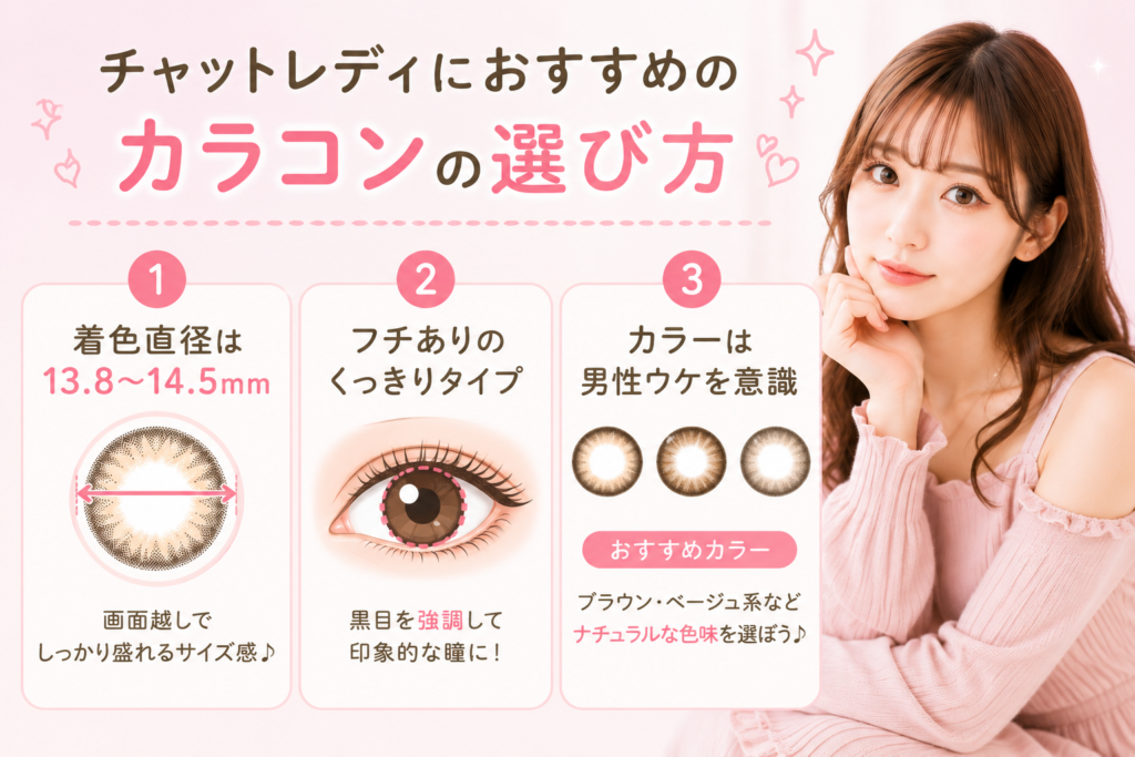 おすすめのカラコンの選び方