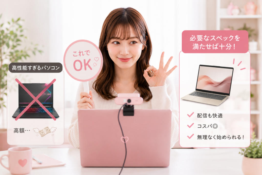 性能の良いパソコンを買う必要はない
