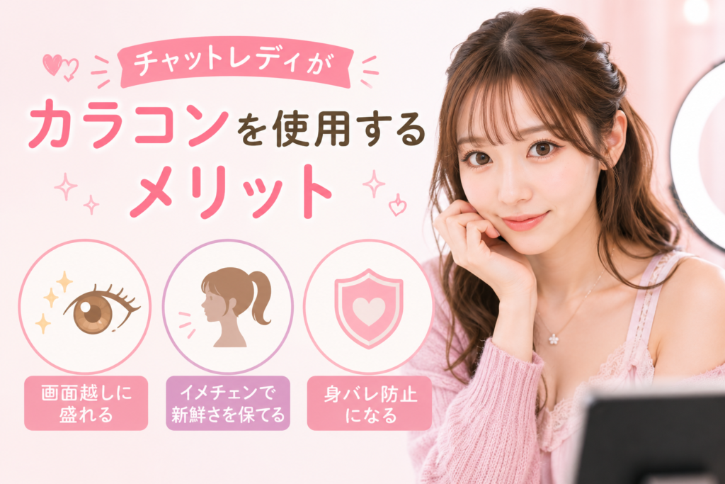 カラコンを使用するメリット