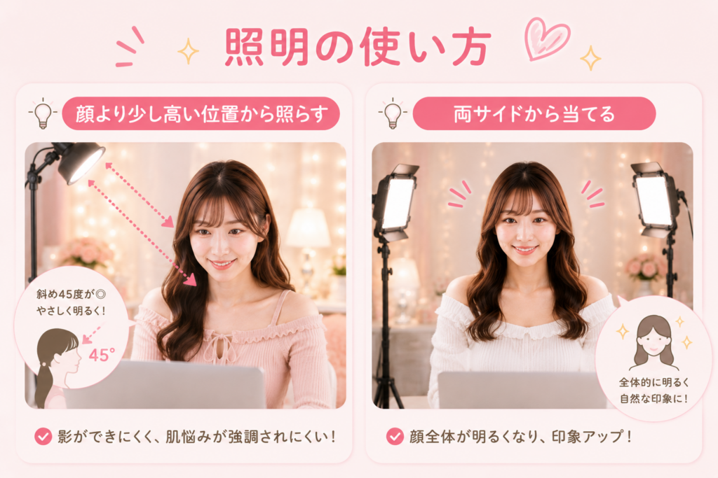照明の使い方
