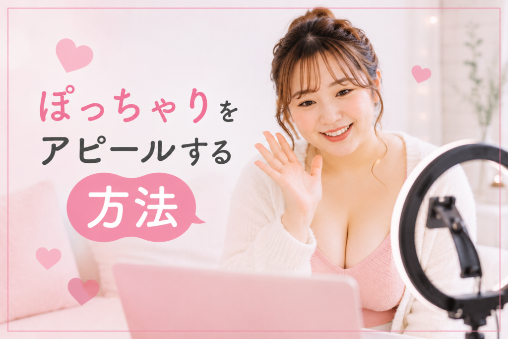 ぽっちゃりをアピールする方法