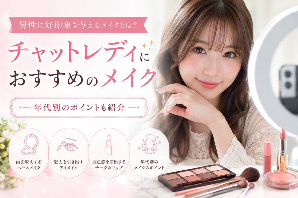 チャットレディにおすすめのメイクとは