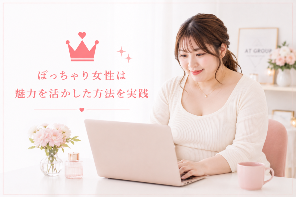 ぽっちゃり女性は魅力を活かした方法を実践