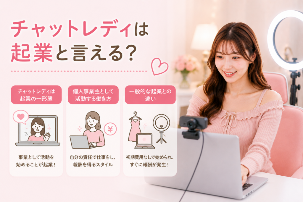 チャットレディは起業と言える?