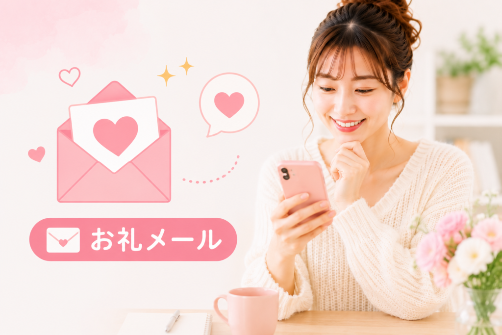 お礼メールのポイントと書き方