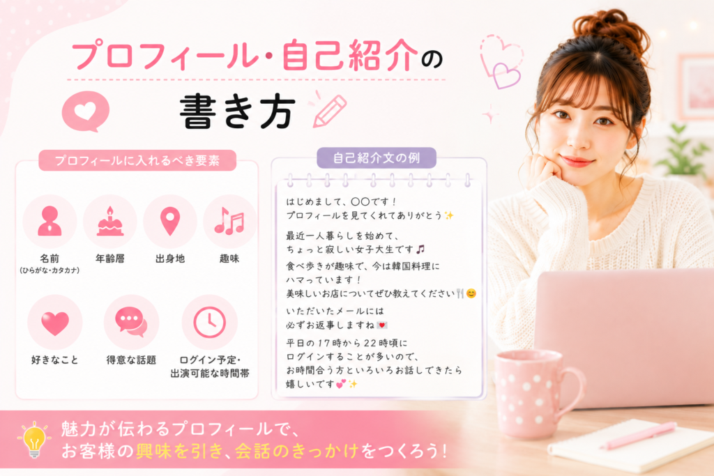 プロフィール・自己紹介の書き方