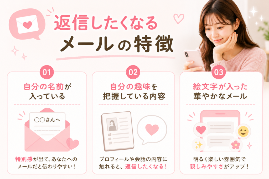 返信したくなるメールの特徴
