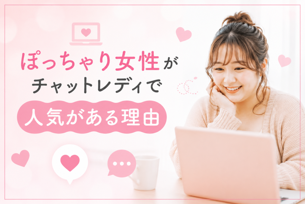 ぽっちゃり女性がチャットレディで人気がある理由