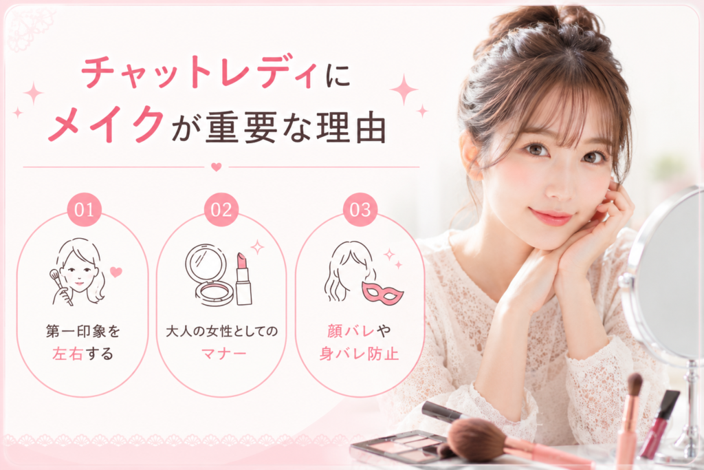 チャットレディにメイクが重要な理由
