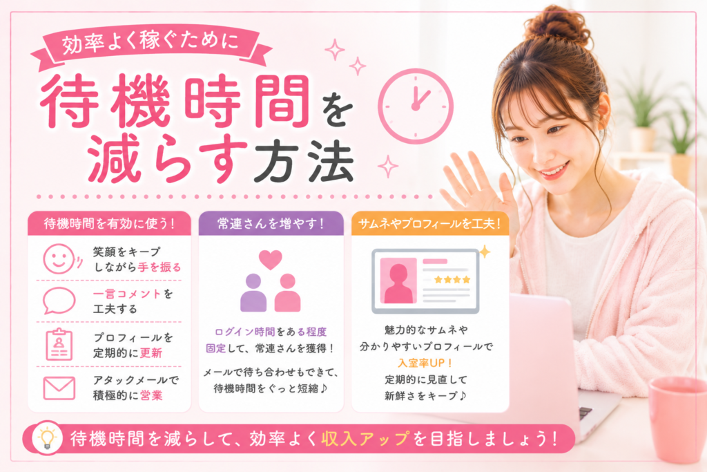 待機時間を減らす方法