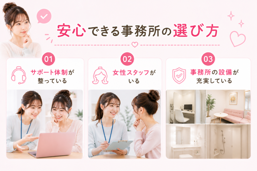 安心できる事務所の選び方