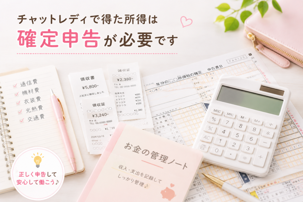 チャットレディで得た所得は確定申告が必要