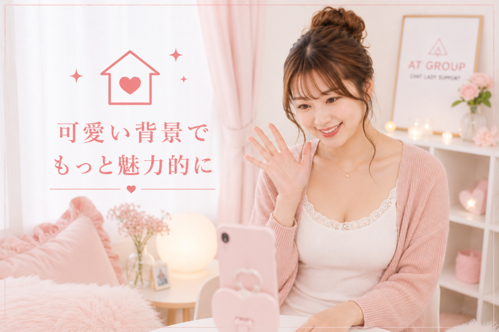 チャットレディの配信には背景が重要