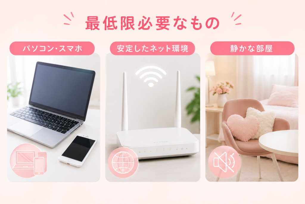 最低限必要なもの