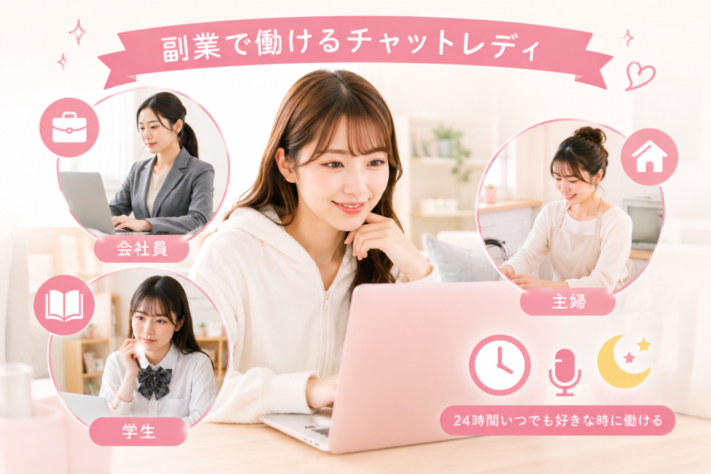 副業で働けるチャットレディ