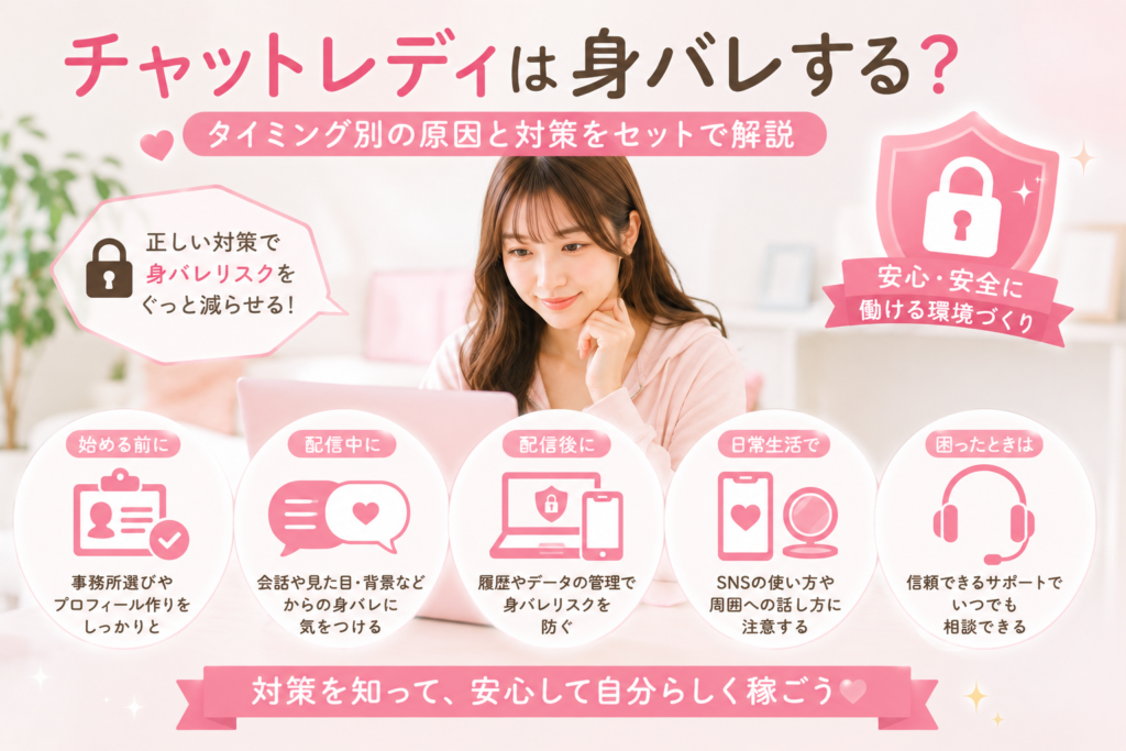 チャットレディは身バレする？
