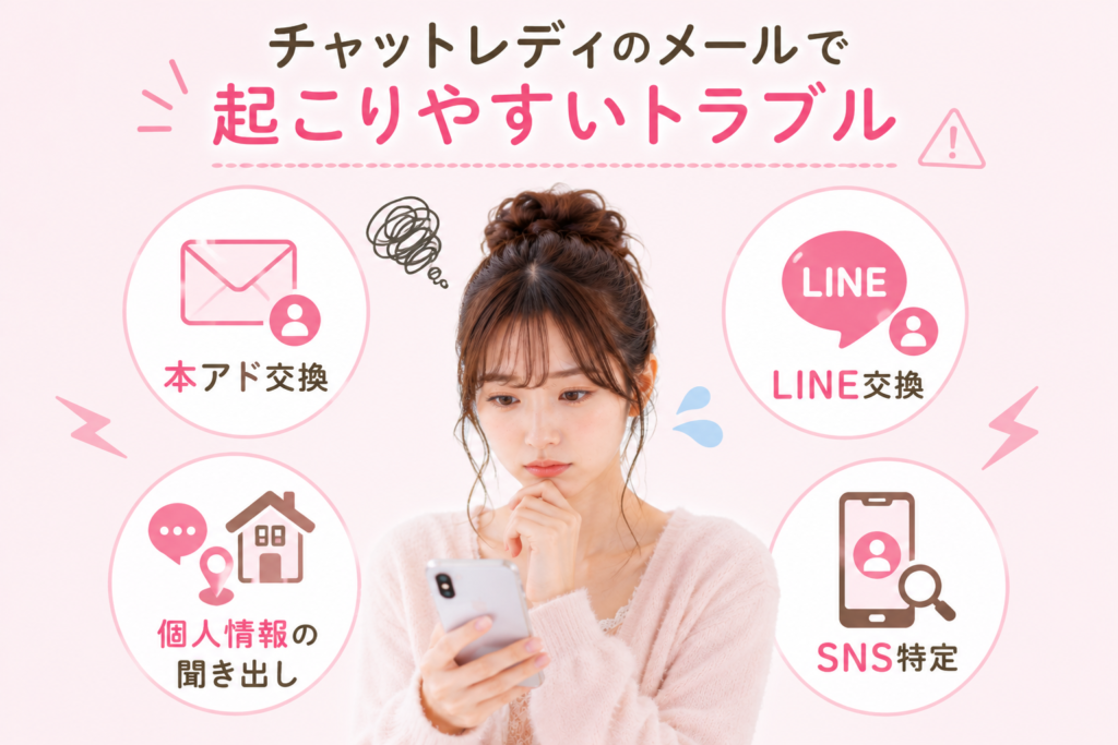 メールで起こりやすいトラブル
