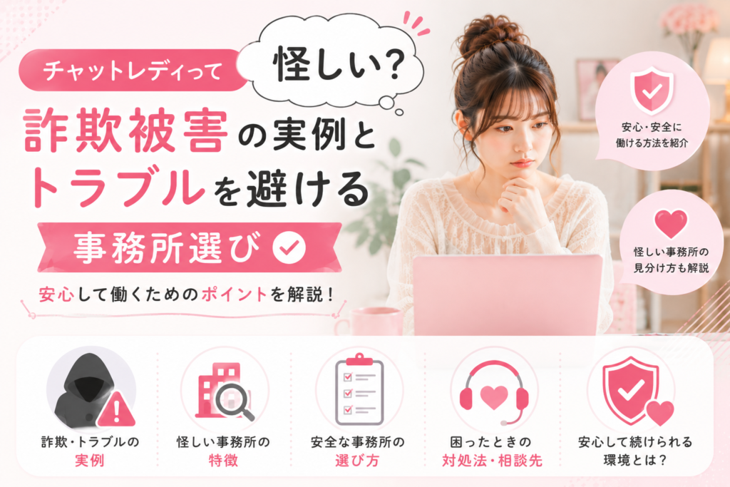 チャットレディは怪しい？