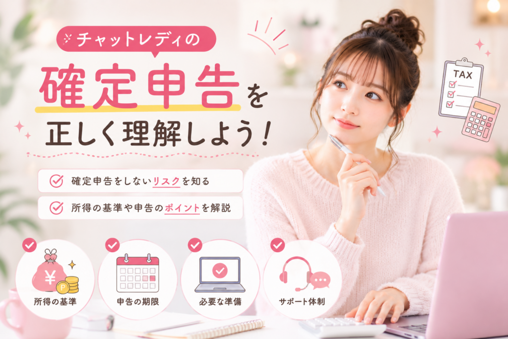 チャットレディの確定申告を正しく理解しよう