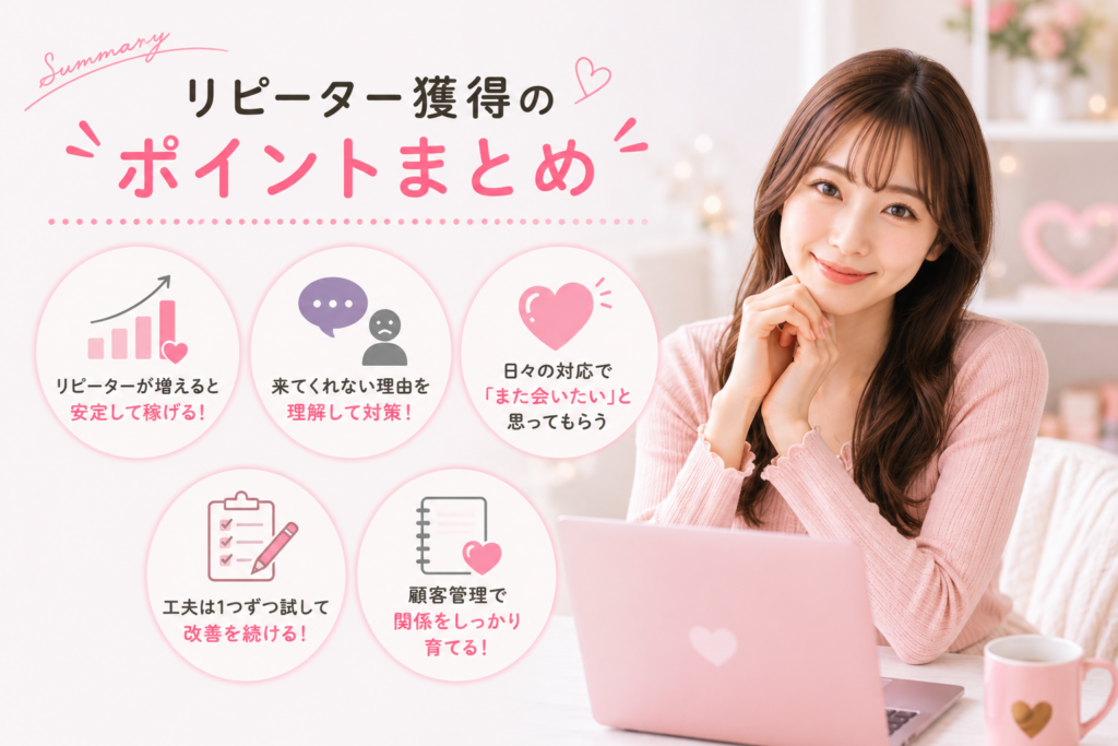 チャットレディのリピーター獲得は工夫が大切