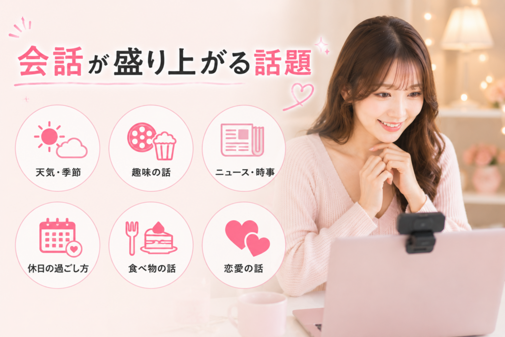 会話で盛り上がりやすい話題