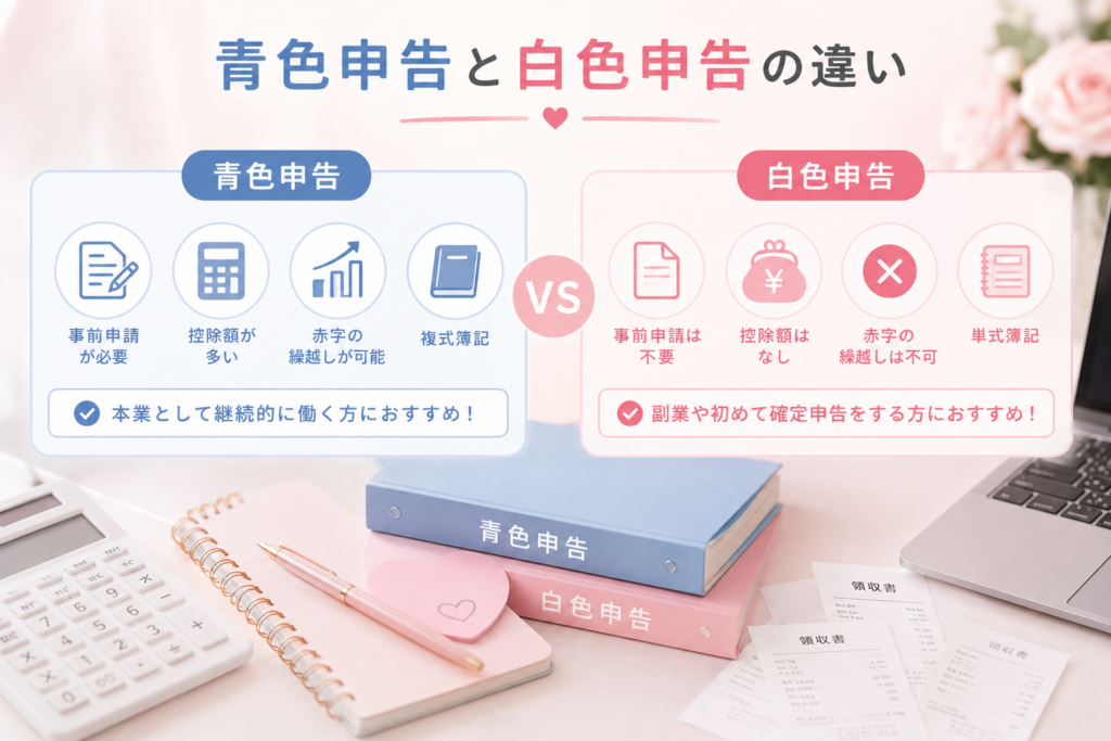 青色申告と白色申告の違い