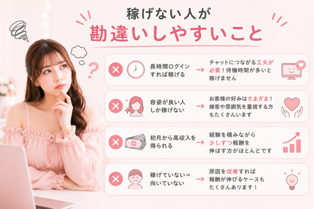稼げない人が勘違いしやすいこと
