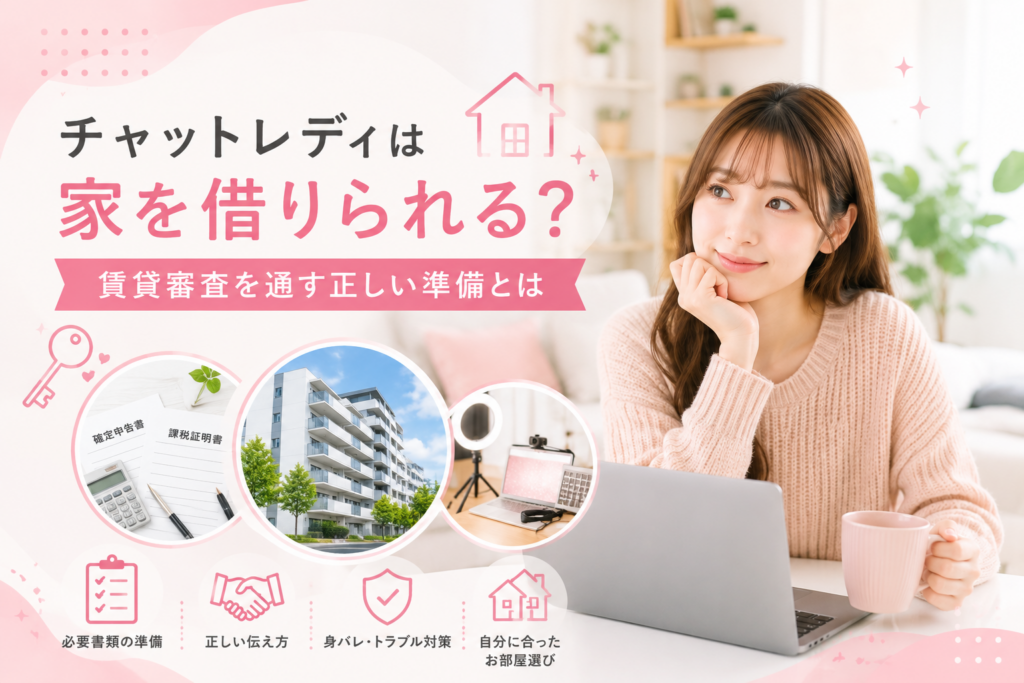 チャットレディは家を借りられる？