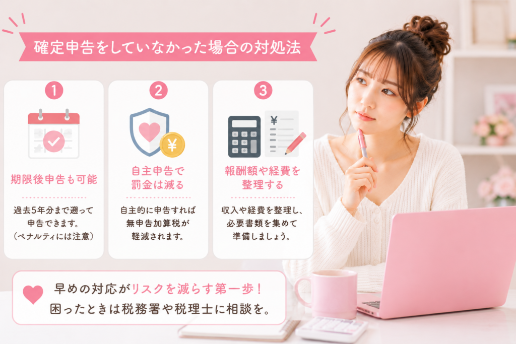 確定申告をしていなかった場合の対処法