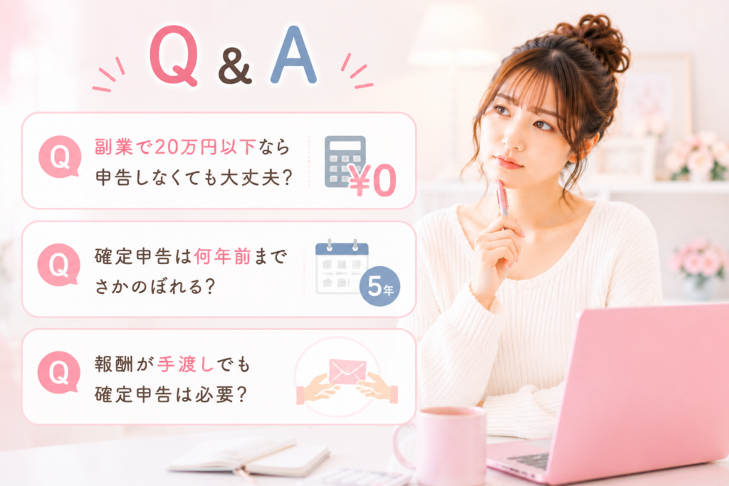 確定申告でよくある質問