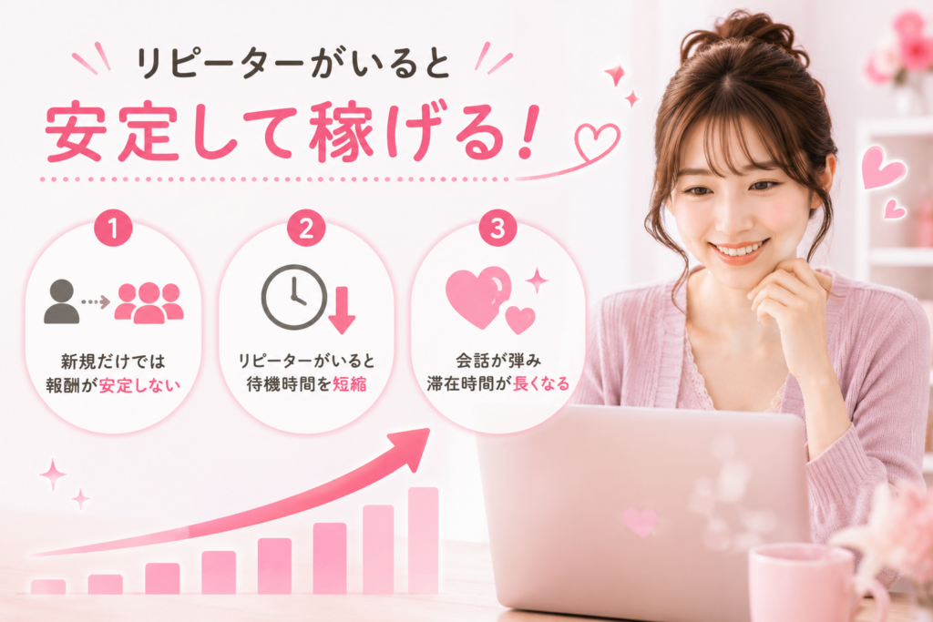 チャットレディにリピーターが必要な理由