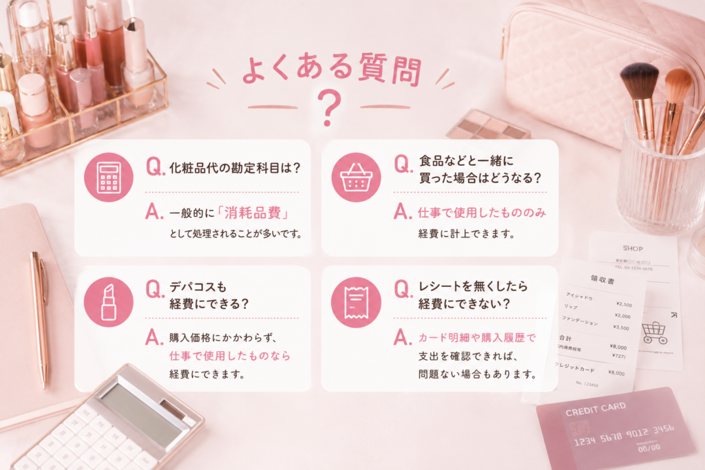 チャットレディの化粧品代についてよくある質問