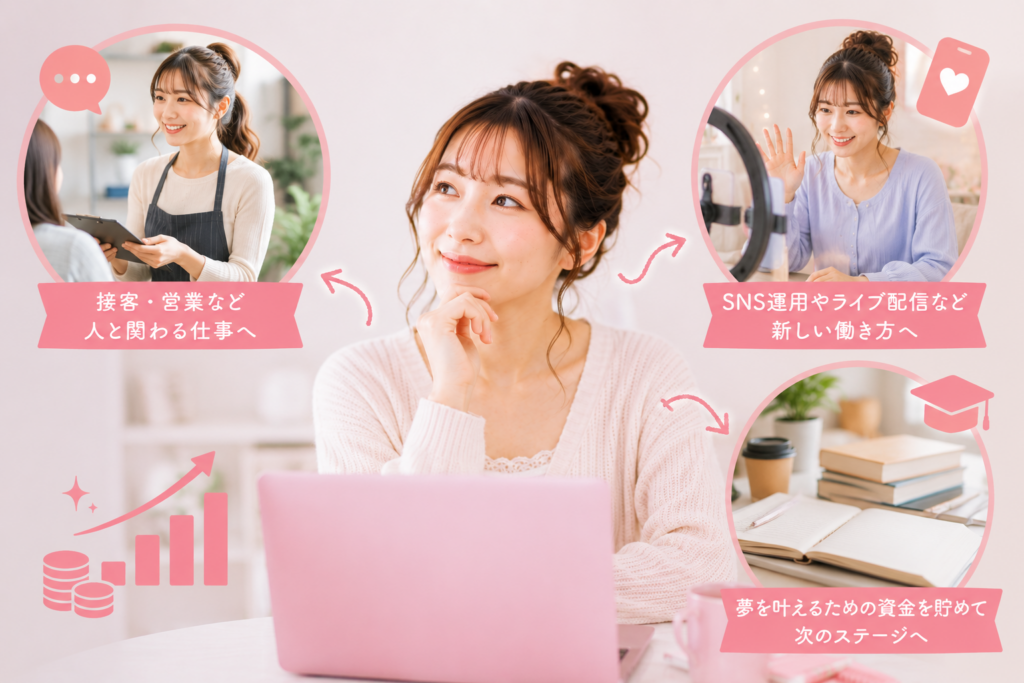 チャットレディのセカンドキャリア