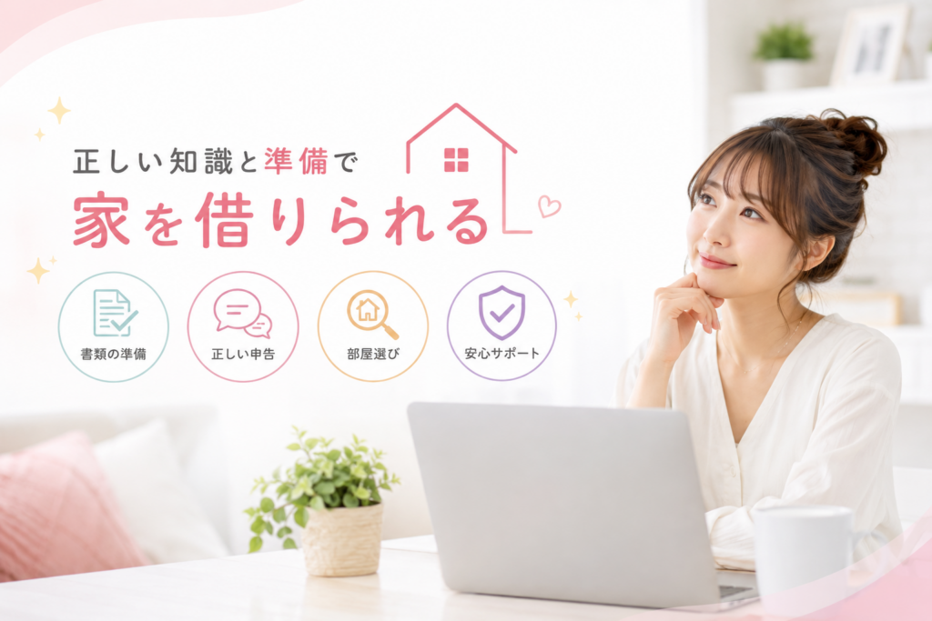 チャットレディも正しい知識と準備で家を借りられる