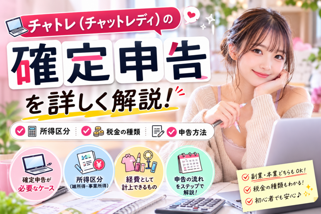 チャットレディの確定申告を詳しく解説