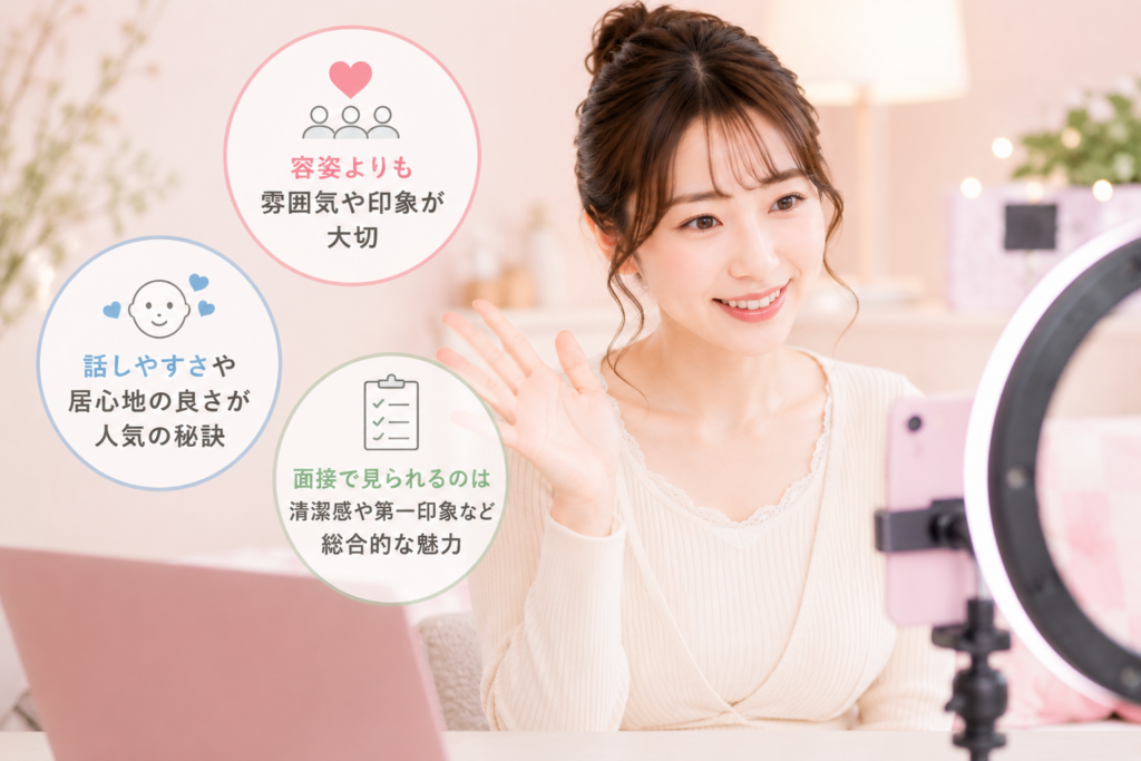 チャットレディに重要なのは容姿だけではない