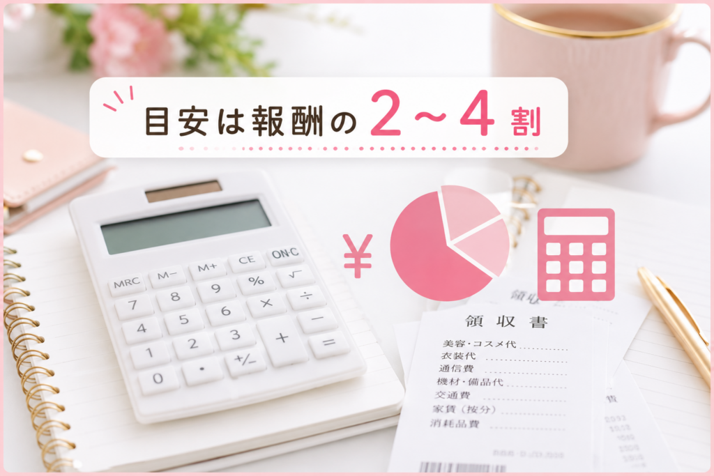 チャットレディの経費は平均どれくらい？