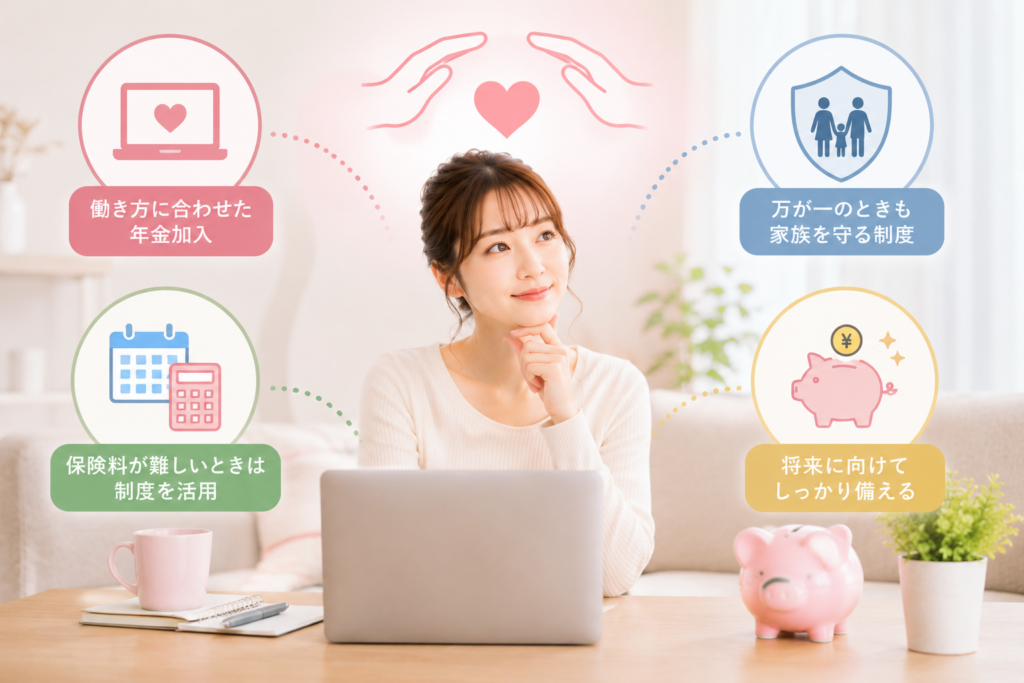 チャットレディの年金は働き方によって異なる