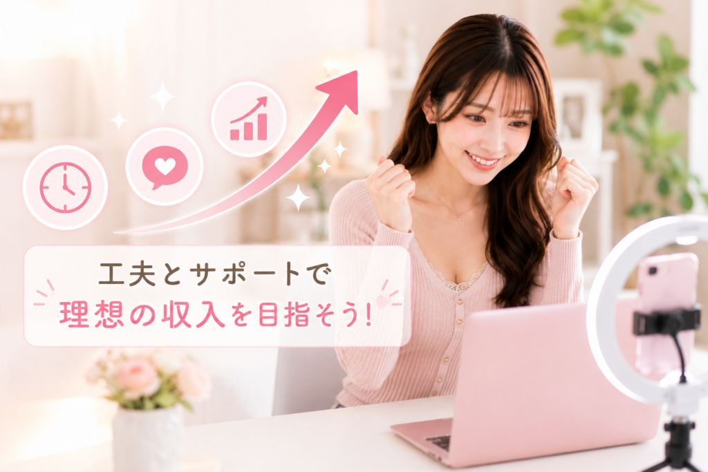 チャットレディは単なる時給ではなく稼げる工夫が必要