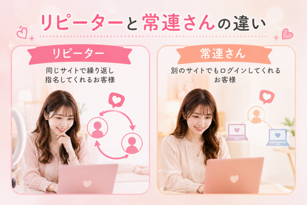 リピーターと常連さんの違い