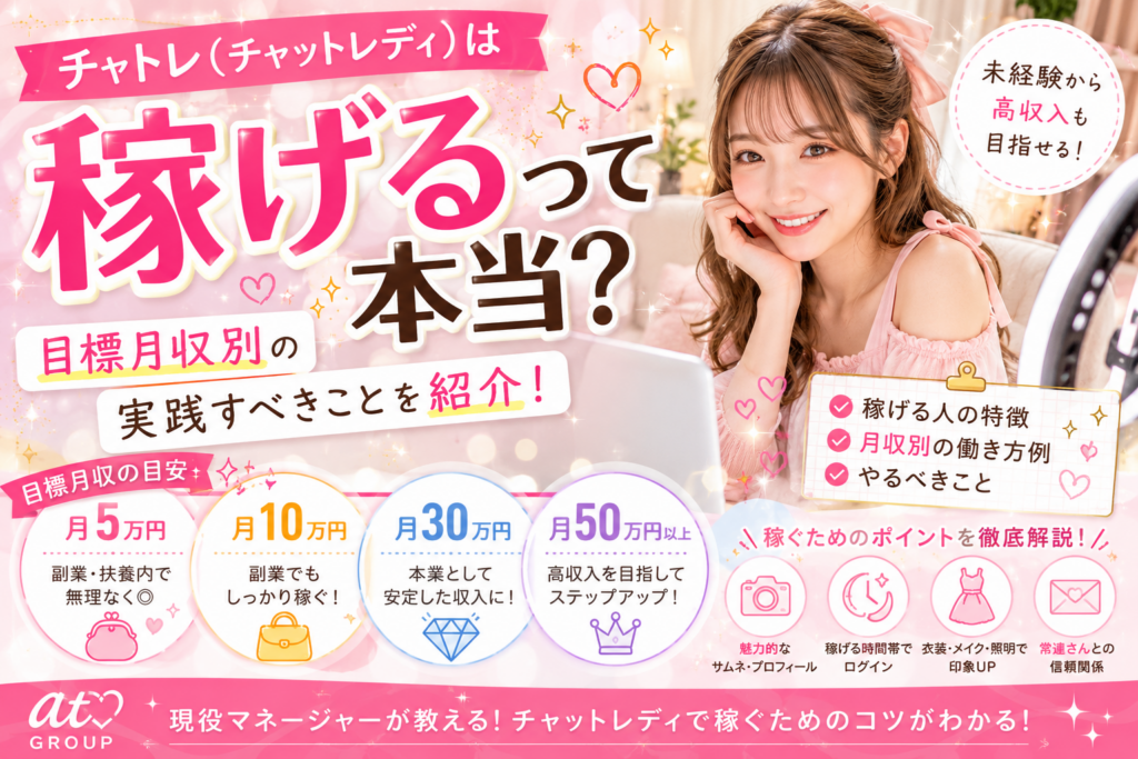 チャットレディは稼げるって本当？
