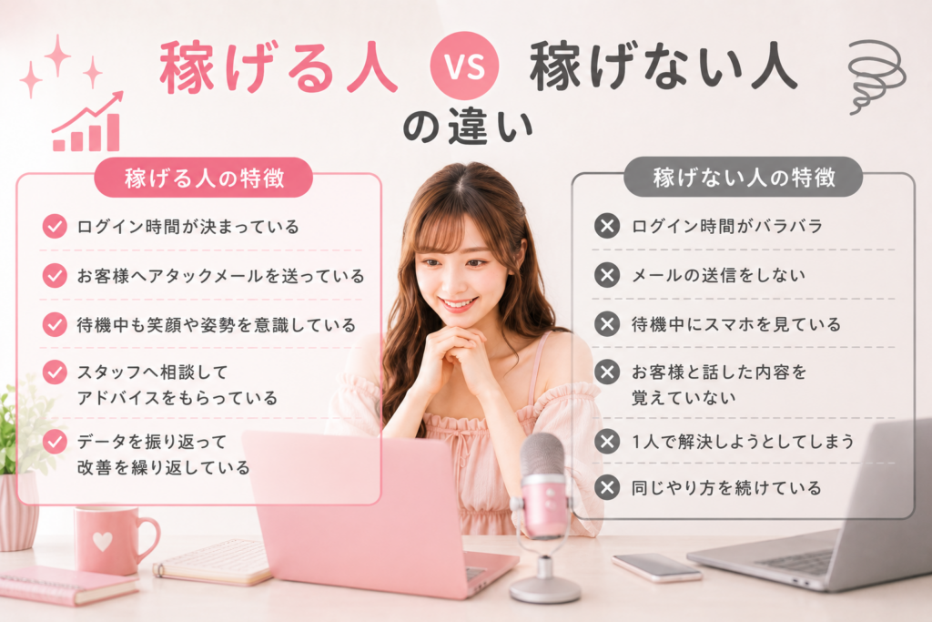 「稼げる人」と「稼げない人」の違い