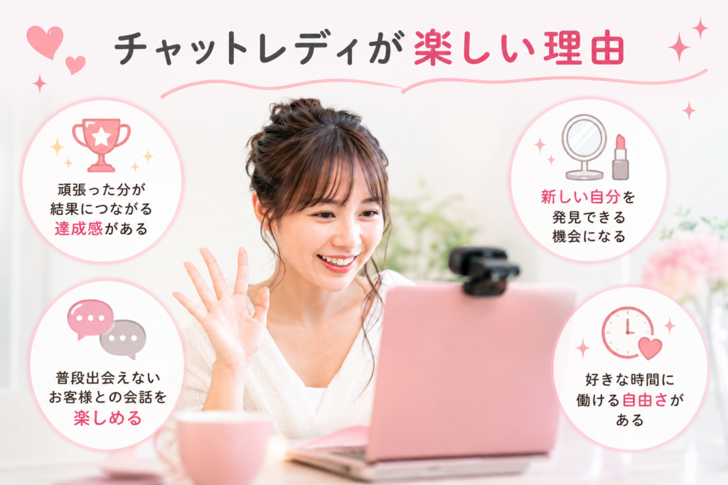 チャットレディが楽しいと言われる理由