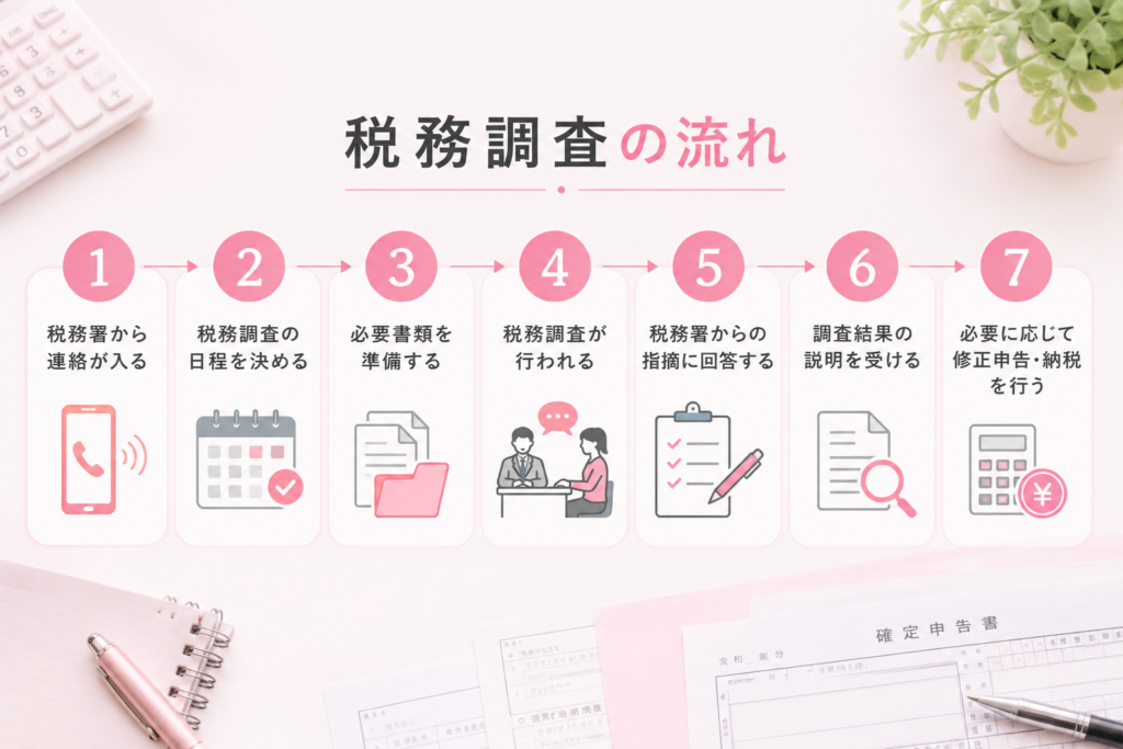 税務調査の流れ