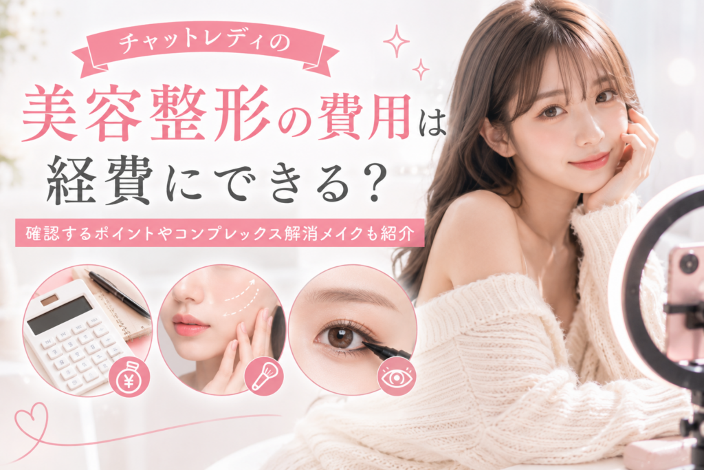 チャットレディの美容整形の費用は経費計上できる？