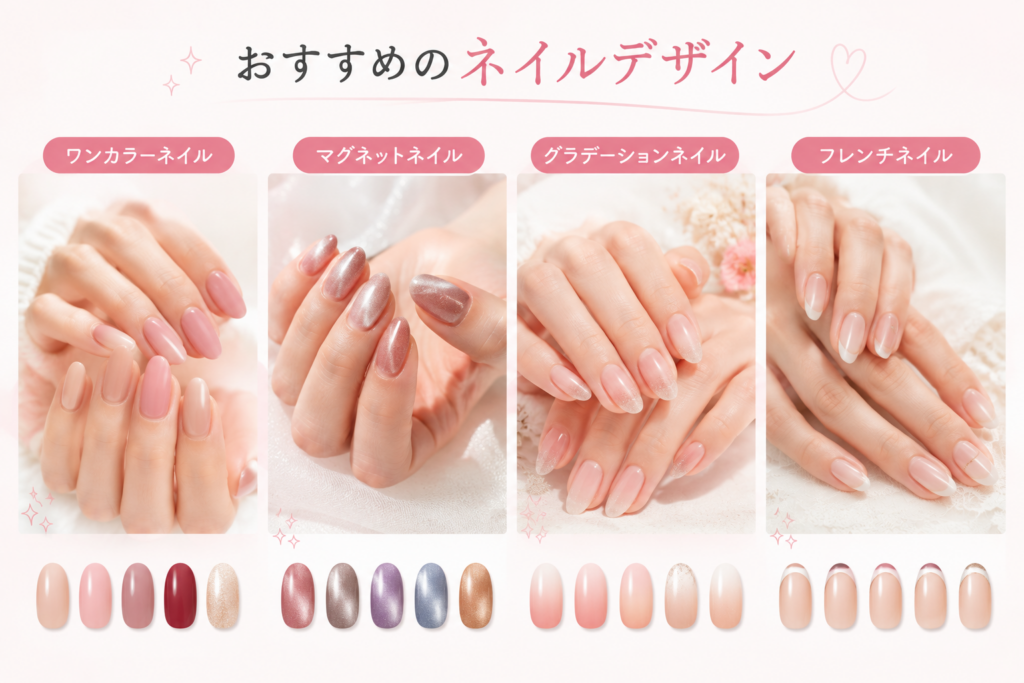 おすすめのネイルデザイン