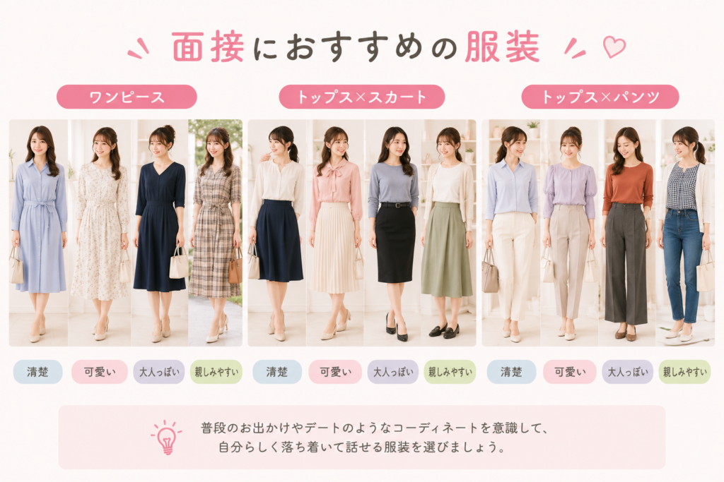 面接におすすめの服装