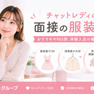 チャットレディの面接の服装は？おすすめやNG例、体験入店の場合も紹介